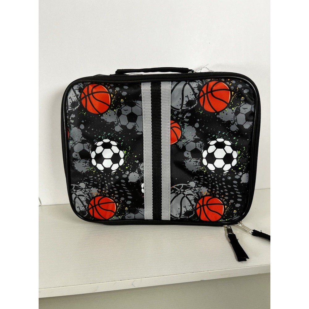 Kids Sports Lunch Box‎ — Insulated Soccer/Basketball Bag, Reusable
